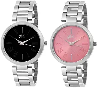 Acnos Analogue Multicolour Dial Women's Watch Combo Set of 2