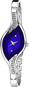 Blue Dial Uniq Shape Analogue Watch for Girls and Women Pack of 1 Blue Raga