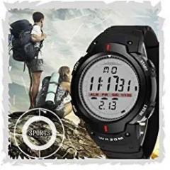 Acnos Brand A taymex Digital Watch Shockproof Multi Functional Automatic Black Strap Waterproof Digital Sports Watch for Men's Kids Watch for Boys Watch for Men Pack of 1