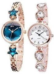 Acnos Luxury Analogue Girl's Watch Multicolour Dial 2 Multicolour Colored Strap