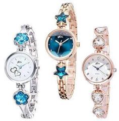 Acnos Premium Luxury Analogue Girl's Stainless Steel Watch Multicolour Dial 1 Multicolour Colored Strap
