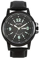 Acura Analog Watch for Men & Women. Cool, Classy, Trendy, Funky, Stylish Unisex Watches. Round Luminous dial Black Strap & Black Dial