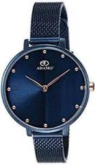 ADAMO ADAMO Aristocrat Analog Unisex Watch Blue Dial Blue Colored Strap