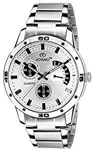 Adamo analog White Dial Men's Watch AD109