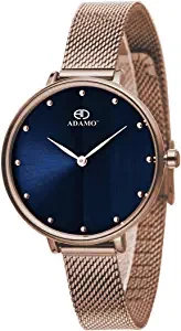 Adamo Analog Blue Dial Women's Watch 335KKM05