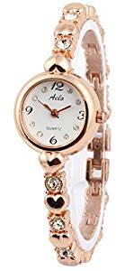 Aelo Analogue Rose Gold Watch For Women And Girls Www1066