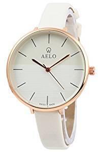 Aelo New Analog White Dial Women's Watch Www1072