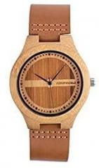AEROPOSTALE Unisex Brown Patterned Dial & Leather Straps Analogue Watch