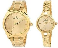 Analog Gold Dial Unisex's Watch E 2500 7178 7091 GM
