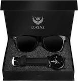 Analogue Black Dial Men's Watch & Wayfarer Sunglasses Combo for Men |Gift Combo Set for Men & Boys CM 103SN
