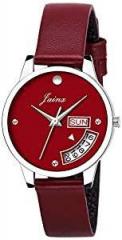 Analogue Women's Watch Red Dial