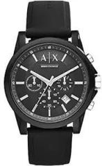 Armani Exchange Analog Black Dial Unisex's Watch