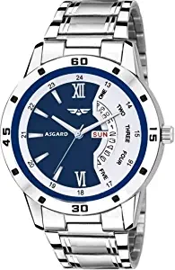 ASGARD Day n Date Feature Blue Dial Watch for Men, Boys