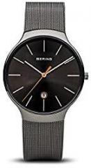 BERING Classic Analog Grey Dial Unisex's Watch 13338 077