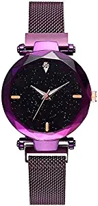 Classy Analogue Color Analogue Purple, Black Dial Watch for Girls0 2019