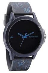 Black Dial Analog Watch for Unisex 38024PP54