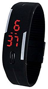 BLUTECH Sport Digital black dial led Unisex Watch Black