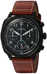 Bulova Analog Black Dial Men's Watch 98B245