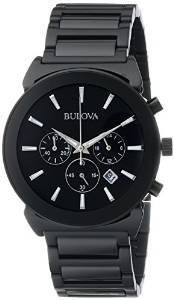 Bulova Classic Analog Black Dial Men's Watch 98B215