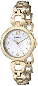 Bulova Classic Analog Mother of Pearl Dial Women's Watch 97L138