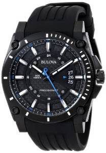Bulova Precisionist Analog Black Dial Men's Watch 98B142