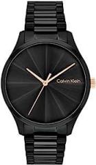 Calvin Klein CK Burst Analog Black Dial Unisex's Watch 25200233