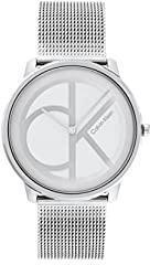 Calvin Klein Iconic MESH Analog Silver Dial Unisex's Watch 25200027