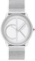 Calvin Klein Iconic MESH Analog Silver Dial Unisex's Watch 25200032