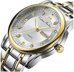 Carlson Raulen Men Women Waterproof Luxury Fashion Military Quartz Sports Analog Wristwatch Gold