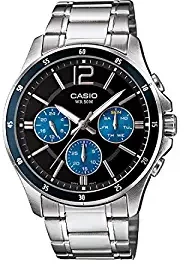 Casio Analog Black Dial Men's Watch MTP 1374HD 2AVIF A1646