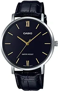 Casio Analog Black Dial Men's Watch MTP VT01L 1BUDF A1615