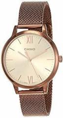 Casio Analog Rose Gold Dial Women's Watch LTP E157MR 9ADF A1693