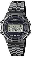 Casio Digital Black Dial Unisex Adult Watch A171WEGG 1ADF