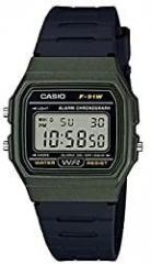 Casio Digital Black Dial Unisex Adult Watch F 91WM 3ADF
