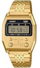 Casio Digital Gold Dial Unisex's Watch A1100G 5DF