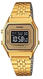 Casio Digital Gold Dial Women's Watch LA680WGA 9BDF D127
