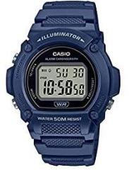Casio Digital Gray Dial Unisex's Watch W 219H 2AVDF