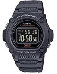 Casio Digital Gray Dial Unisex's Watch W 219H 8BVDF