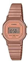 Casio Digital Rose Gold Dial Women's Watch LA 11WR 5ADF