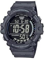 Casio Digital Rubber Black Dial and Band Men's Watch AE 1500WH 8BVDF