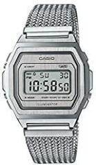 Casio Digital Silver Dial Unisex's Watch A1000MA 7DF
