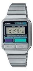 Casio Digital Silver Dial Unisex's Watch A120WE 1ADF