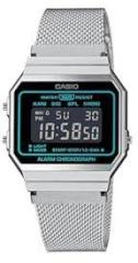 Casio Digital Silver Dial Unisex's Watch A700WEMS 1BDF