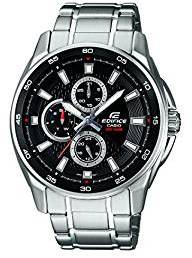 Casio Edifice Analog Black Dial Men's Watch EF 334D 1AVDF