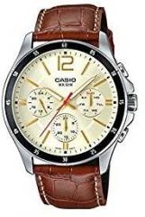 Casio Enticer Men Analog Beige Dial Men's Watch MTP 1374L 9A2VDF A1046