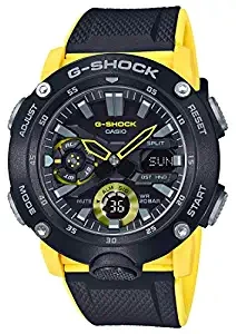 G Shock Analog Digital Black Dial Men's Watch GA 2000 1A9DR G943