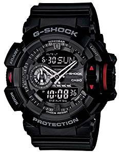 Casio G Shock Analog Digital Black Dial Men's Watch GA 400 1BDR G566