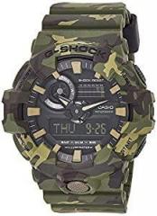 Casio G Shock Analog Digital Green Dial Men's Watch GA 700CM 3ADR G824