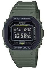 Casio G Shock Origin Digital Green Dial Men's Watch DW 5610SU 3DR G1015