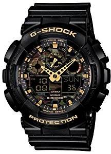 Casio G Shock World time Analog Digital Multi Colour Dial Men's Watch GA 100CF 1A9DR G519